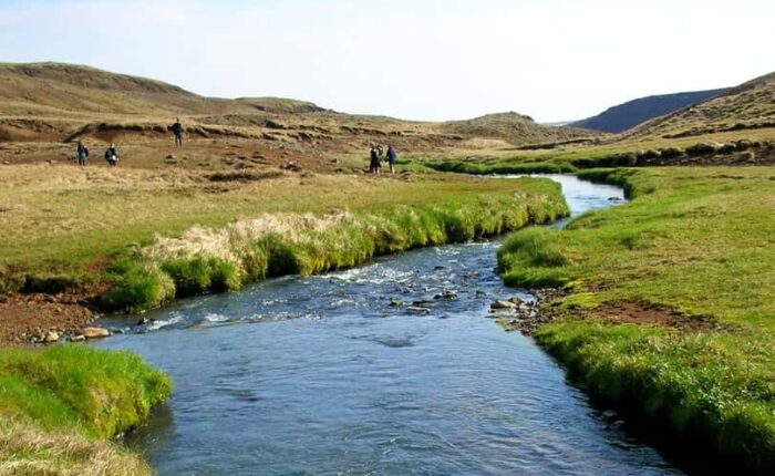 Hiking in Reykjadalur - Hot Springs